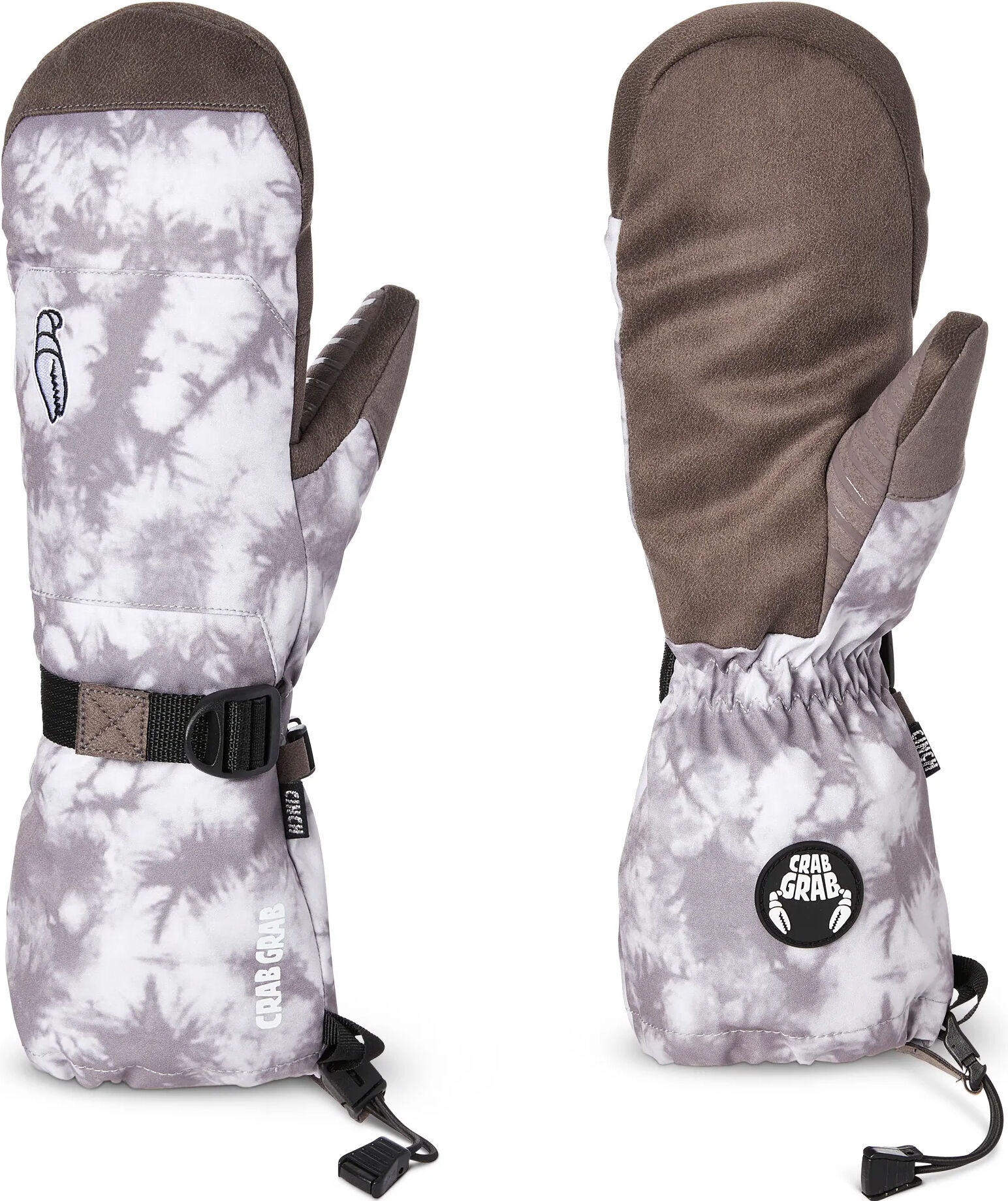 CRAB GRAB CINCH WOMENS MITT GREY TIE DYE M