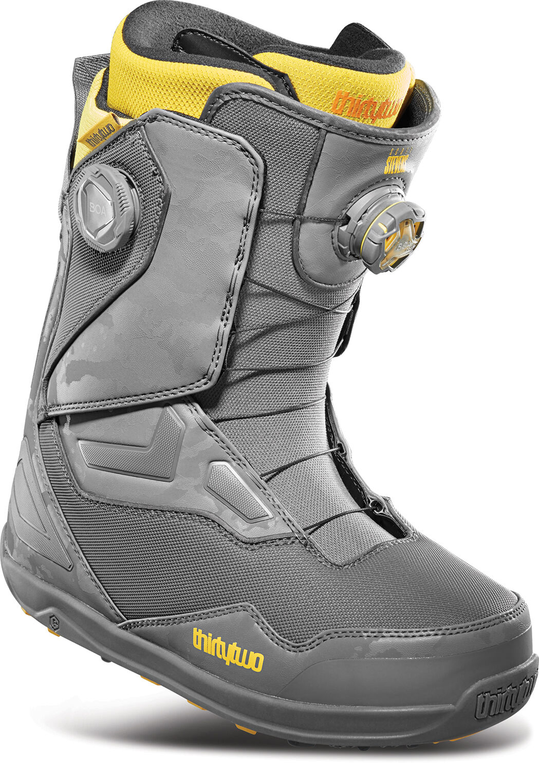 THIRTYTWO TM 2 DOUBLE BOA STEVENS GREY YELLOW 295