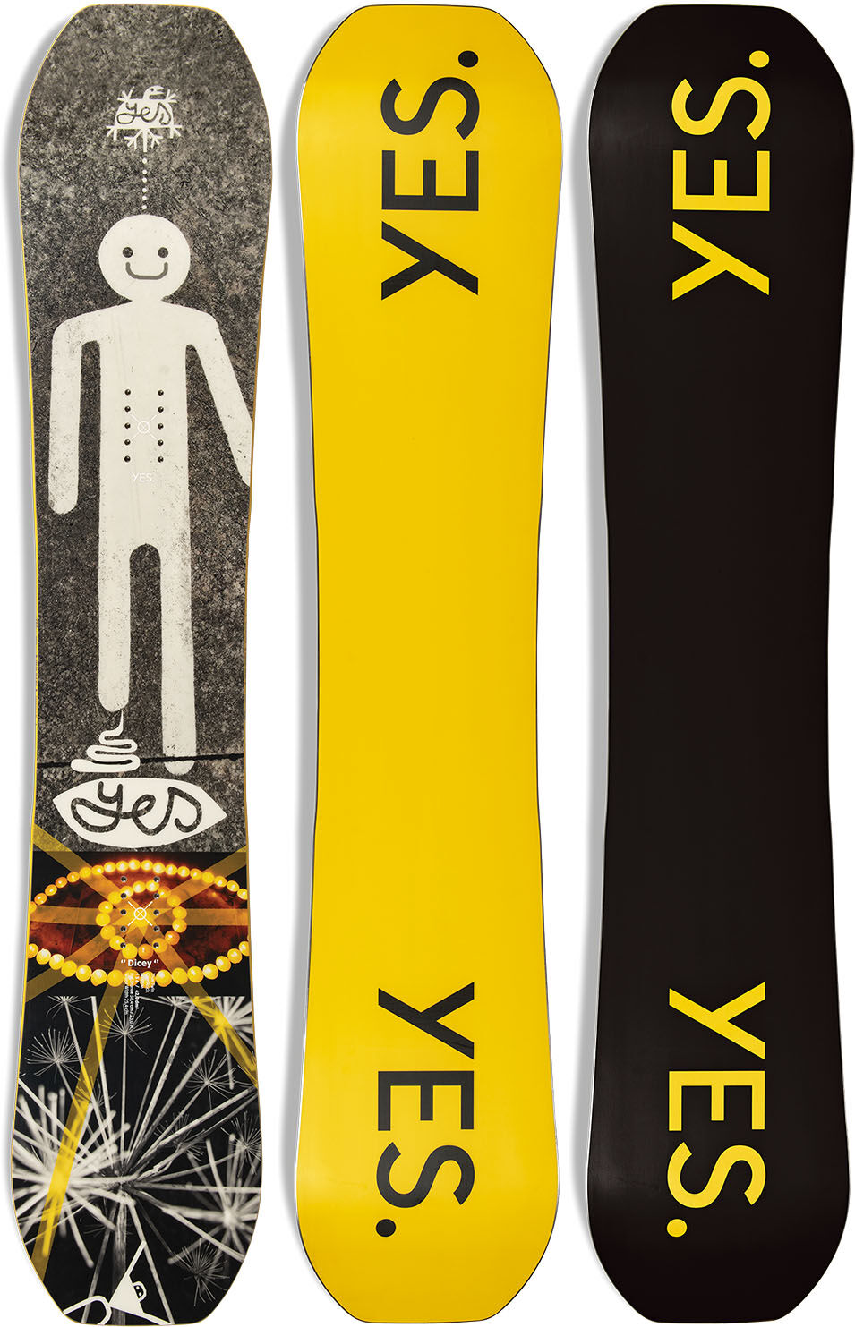 yes snowboard dicey u 156