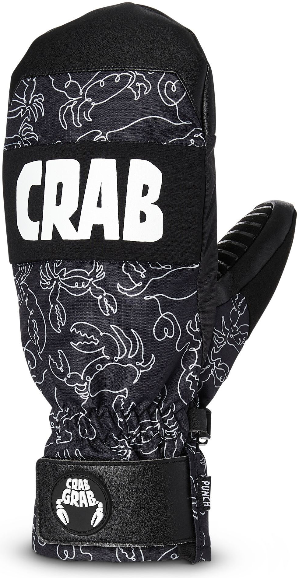 CRAB GRAB PUNCH MITT DOODLE BLACK XL