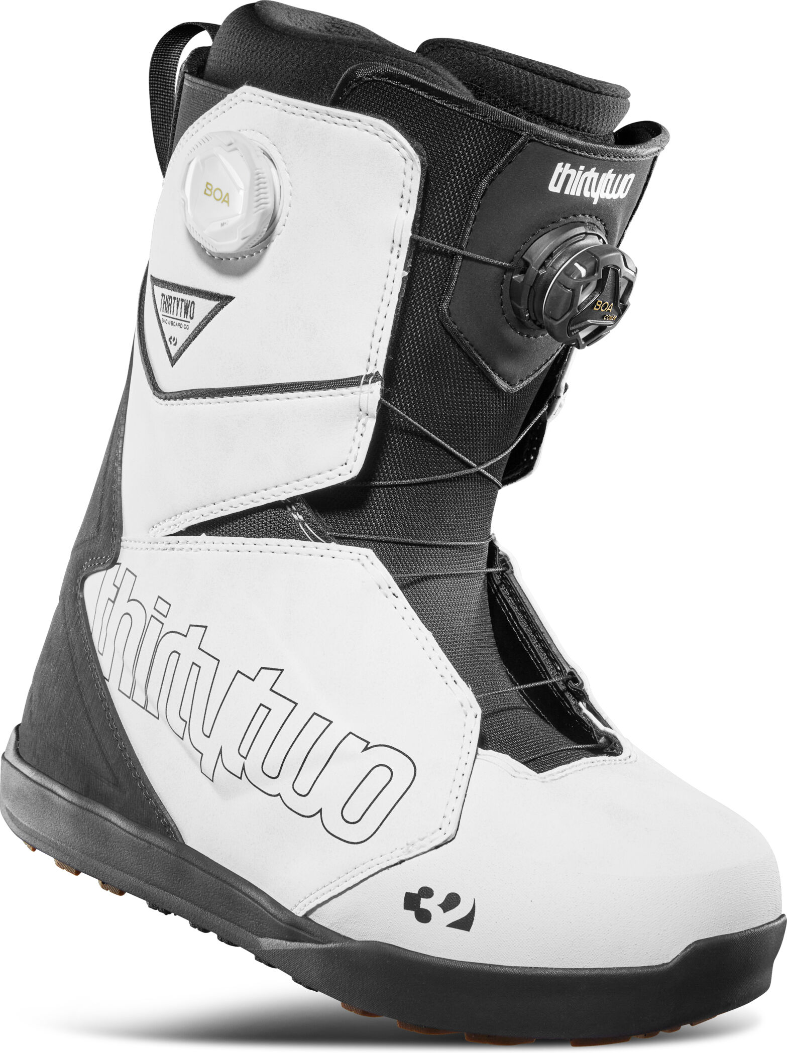 THIRTYTWO LASHED DOUBLE BOA WHITE BLACK 280