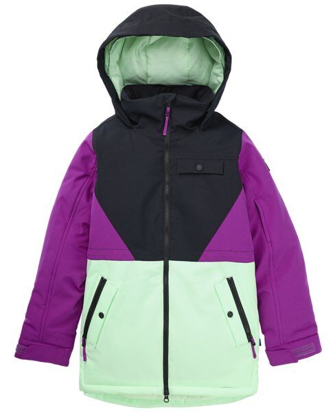Burton Khione 2L - giacca snowboard - bambina Black/Violet/Green L