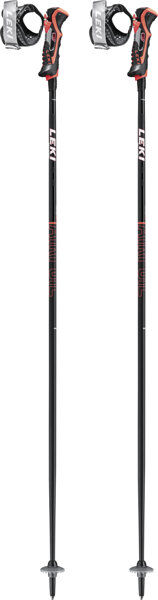 Leki Airfoil 3D - bastoncini sci alpino Black/Red 115 cm