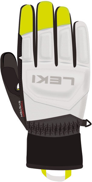 Leki Griffin Prime 3D M - guanti da sci - uomo White/Black 10