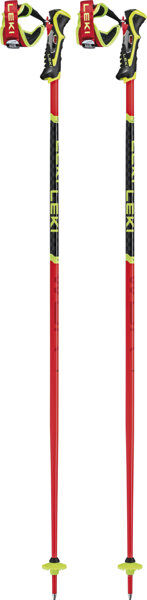 Leki WCR TBS SL 3D M - bastoncini da sci - uomo Red/Black 125 cm