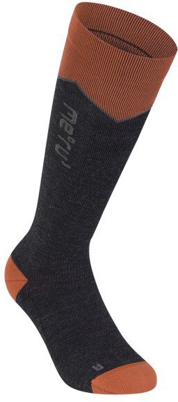 Meru Ski Wool - calze da sci Grey/Orange 42/44