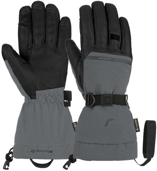 Reusch Discovery GORE-TEX TOUCH-TEC - guanti da sci - uomo Grey/Black 8