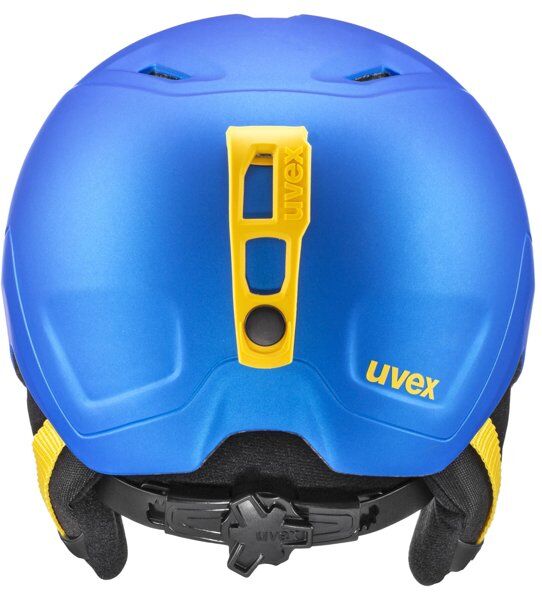 Uvex Heyya Pro - casco sci - bambini Blue/Yellow 51-55 cm