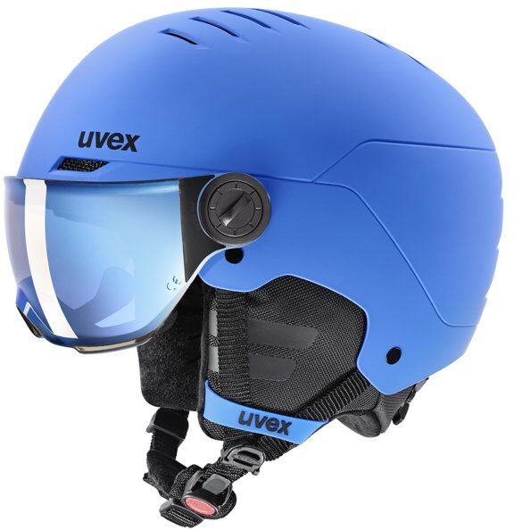 Uvex Rocket Jr. Visor - casco sci alpino - bambino Blue 54-58 cm