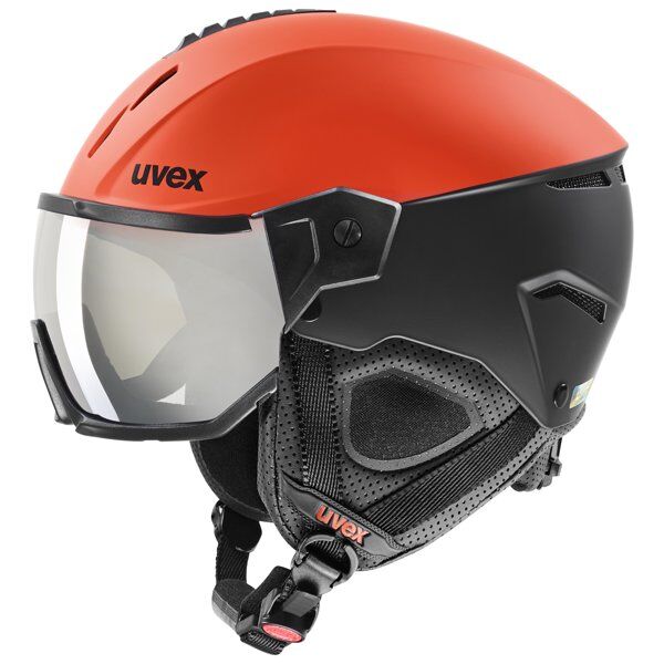Uvex Instinct Visor - casco sci alpino Red/Black 56-58 cm