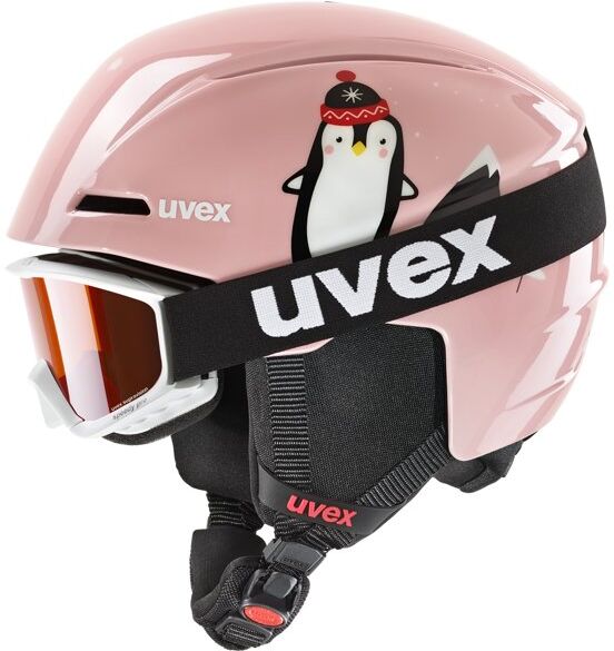 Uvex Viti set - casco sci - bambini Pink 51-55 cm