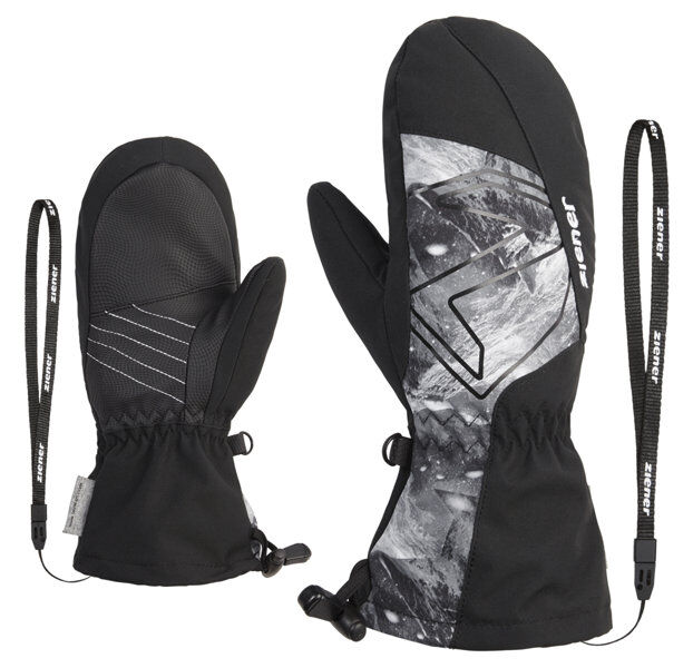 Ziener Lavalino ASR AW - guanti da sci - bambino Black/Grey 5,5