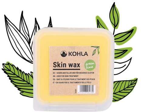 KOHLA Accessori pelli di foca skin wax to go green line 35g block