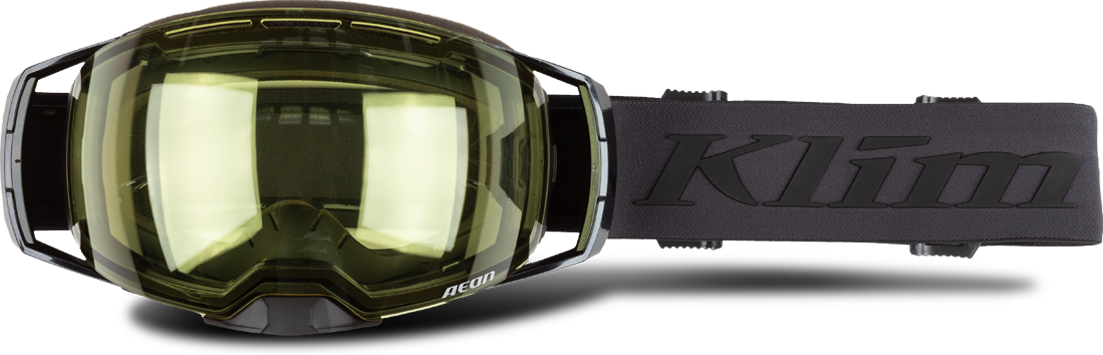 KLIM Maschera Motoslitta  Aeon Goggle Tech Asfalto Giallo Chiara