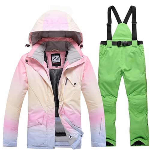ELTOX Skipak, sneeuwpakken dames sneeuwpak sets waterdicht winter outdoor kleding snowboard kleding ski kostuum jassen + riem broek meisjes