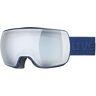 uvex compact FM skibril voor dames en heren vervormings- & condensvrij vervormingsvrij zicht navy matt/silver-blue one size