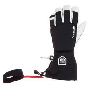 Hestra ARMY LEATHER HELI SKI - 5 FINGER  BLACK