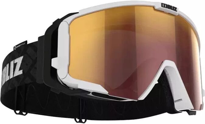 Bliz Switch Nano Optics Matte White - Goggles - Brown w Red multi