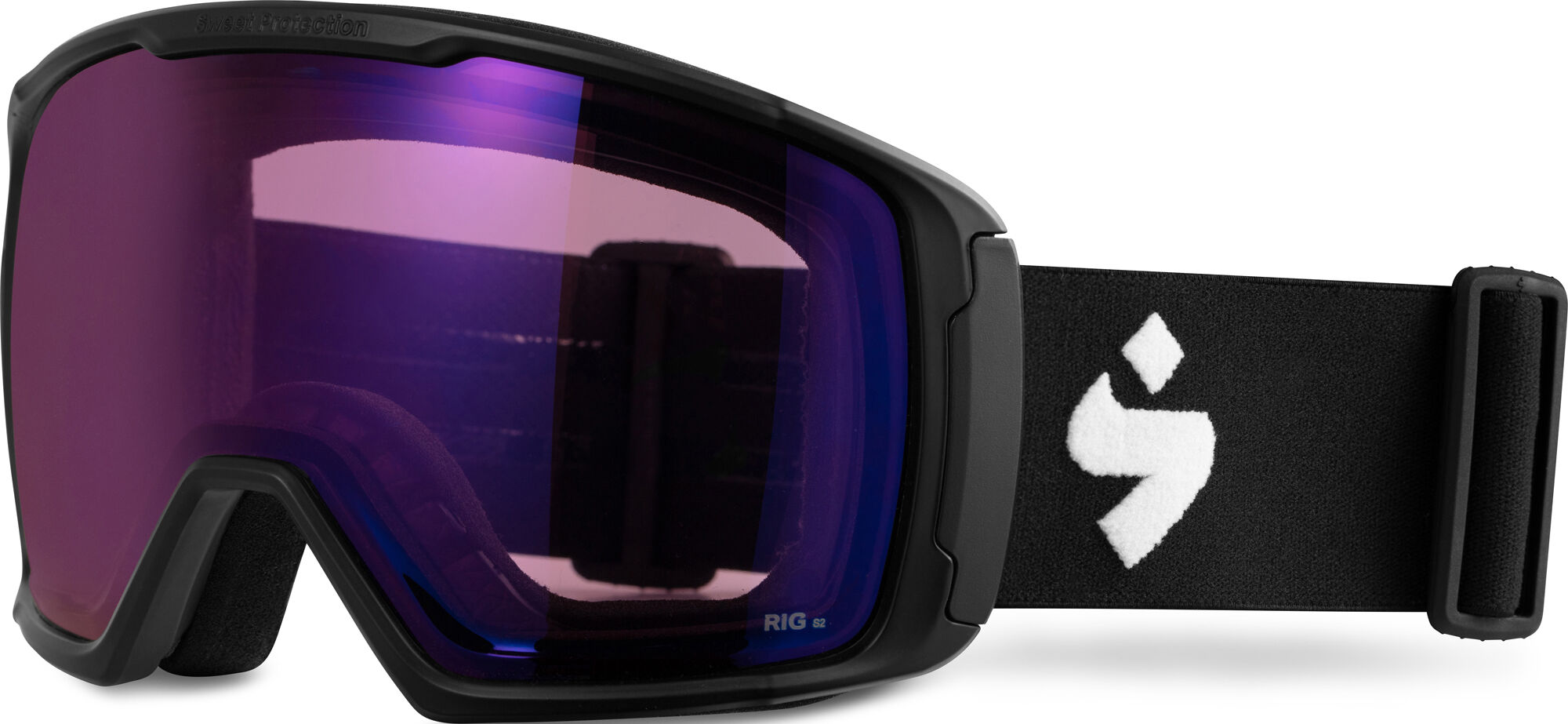 Sweet Protection Clockwork RIG Matte Black / RIG Amethyst Goggles 850023-RAMET-MBLK 2019