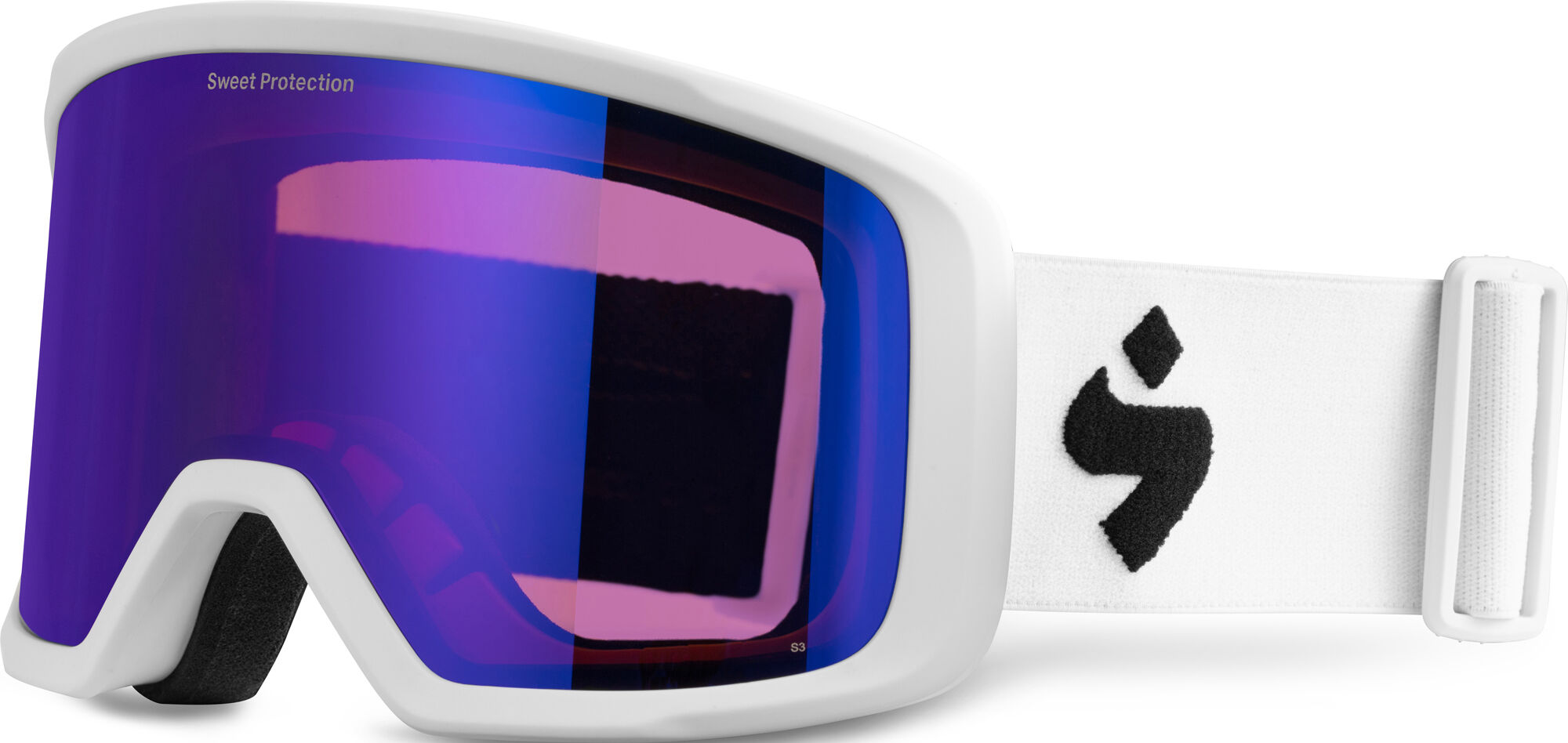 Sweet Protection Firewall Satin White / Satin Sapphire Goggle 850034-SNSAP-SWHT 2019