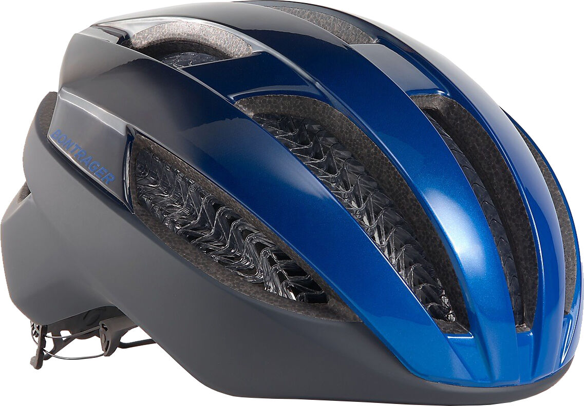 Bontrager Specter WaveCel Road, sykkelhjelm BlåAlpine Blue/Deep Dark Blue; / Metallic/Blank L (58-63 cm) 2019