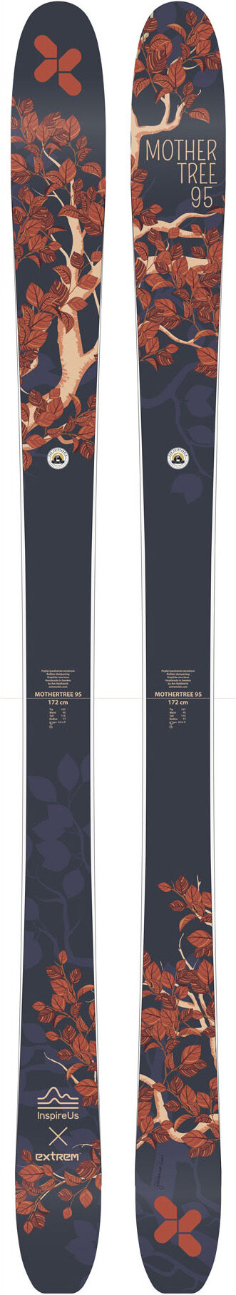 Extrem skis Mothertree 95 allmountainski 21/22, dame  179 cm 2021