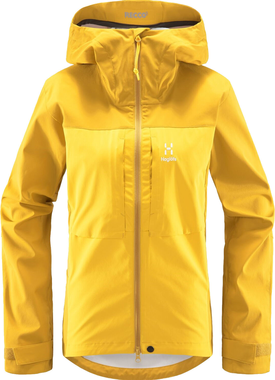 Haglöfs Touring Infinium Jacket, softshelljakke dame Pumpkin Yellow/Autumn Leaves 605026 XS 2021