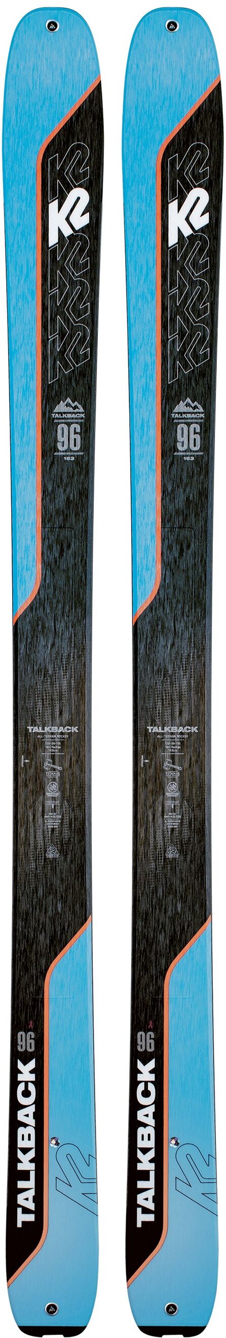 K2 Talkback 96 toppturski, dame 21/22  163 cm 2020