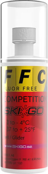 SkiGo FFC Fleeting Rød +3 --4 ºC glider, 100ml 60648 2022