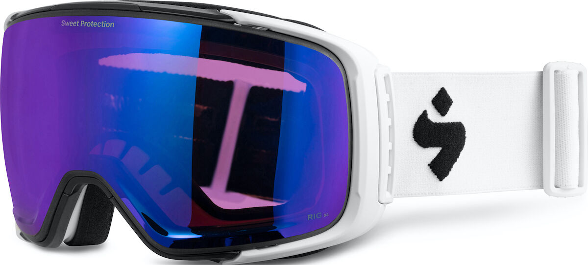 Sweet Protection Interstellar RIG Reflect Satin White/White / RIG Sapphire goggles 852001-041003-OS 2020