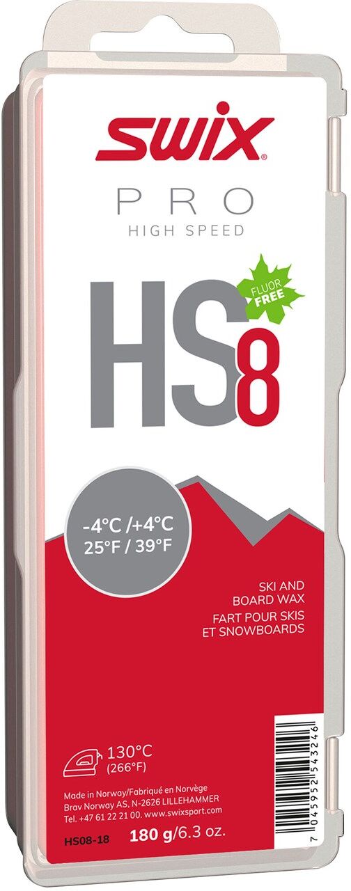 Swix HS8 Red, -4°C/+4°C, 180g HS08-18 2020