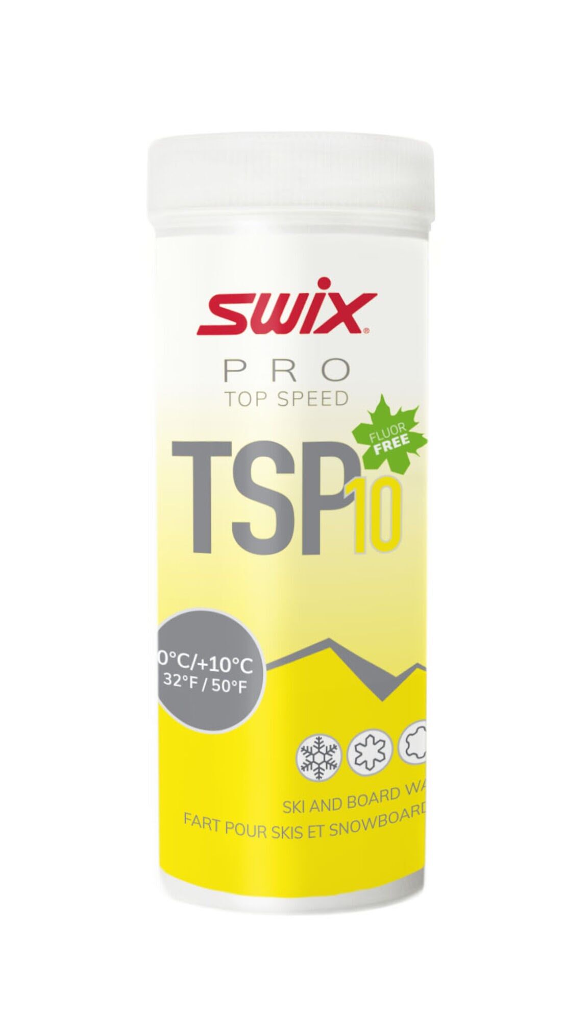 Swix TSP10 Yellow, 0°C/+10°C, 40g TSP10-4 2022