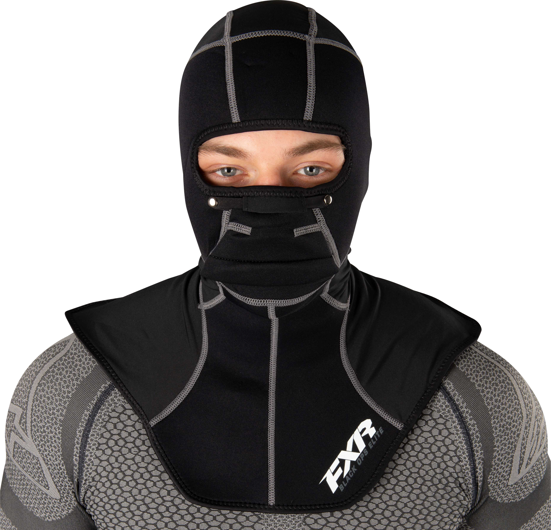 FXR Balaclava FXR Black Ops Elite Svart-Hvit