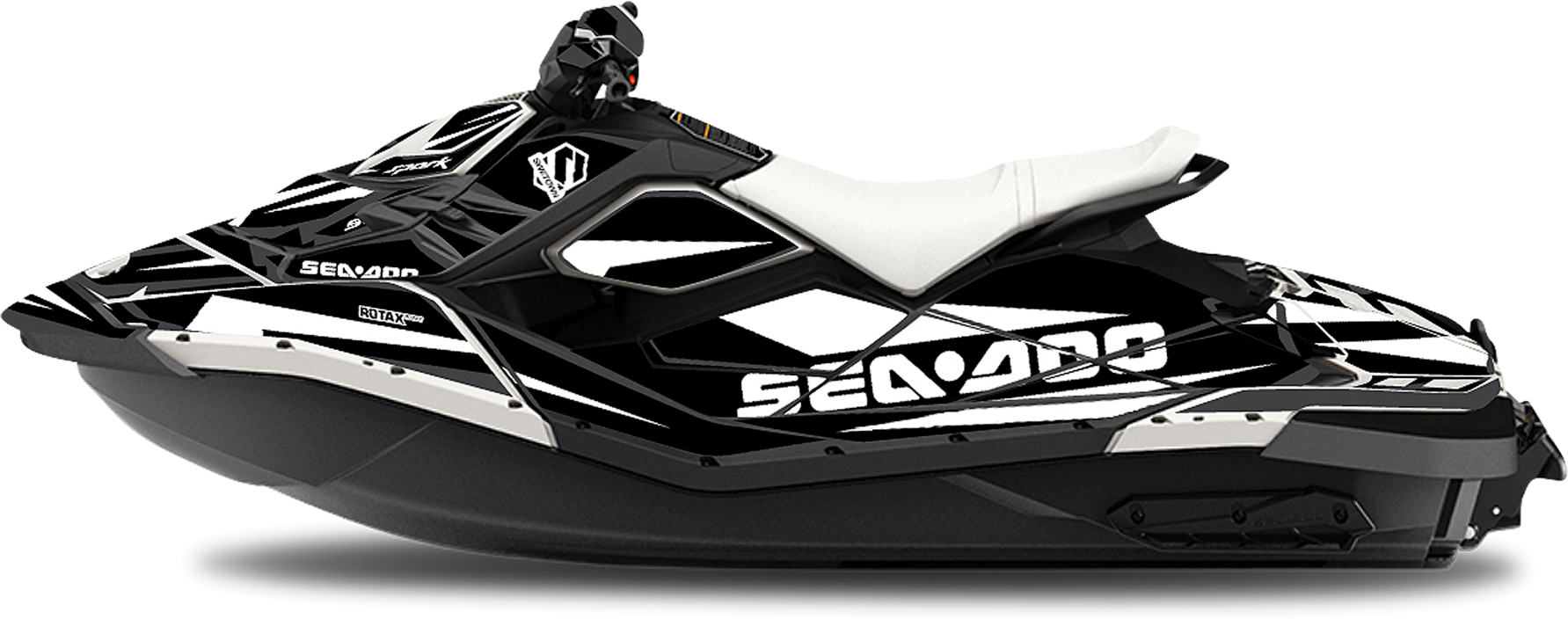 SWETOWN Dekalkit SweTown Sea-Doo Spark Radar Svart