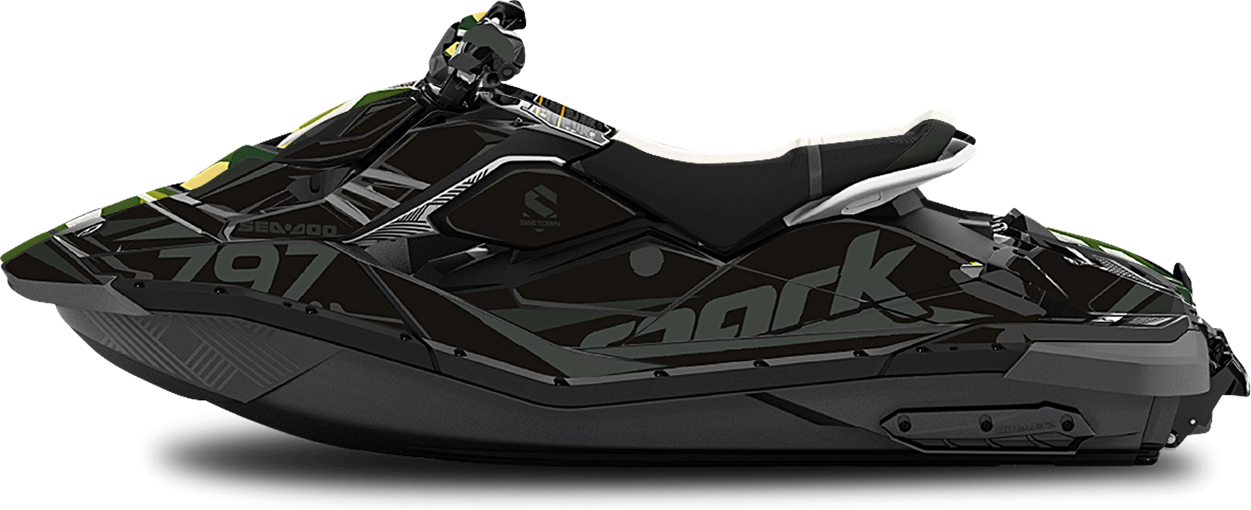 SWETOWN Dekalkit SweTown Sea-Doo Spark 797 Grå