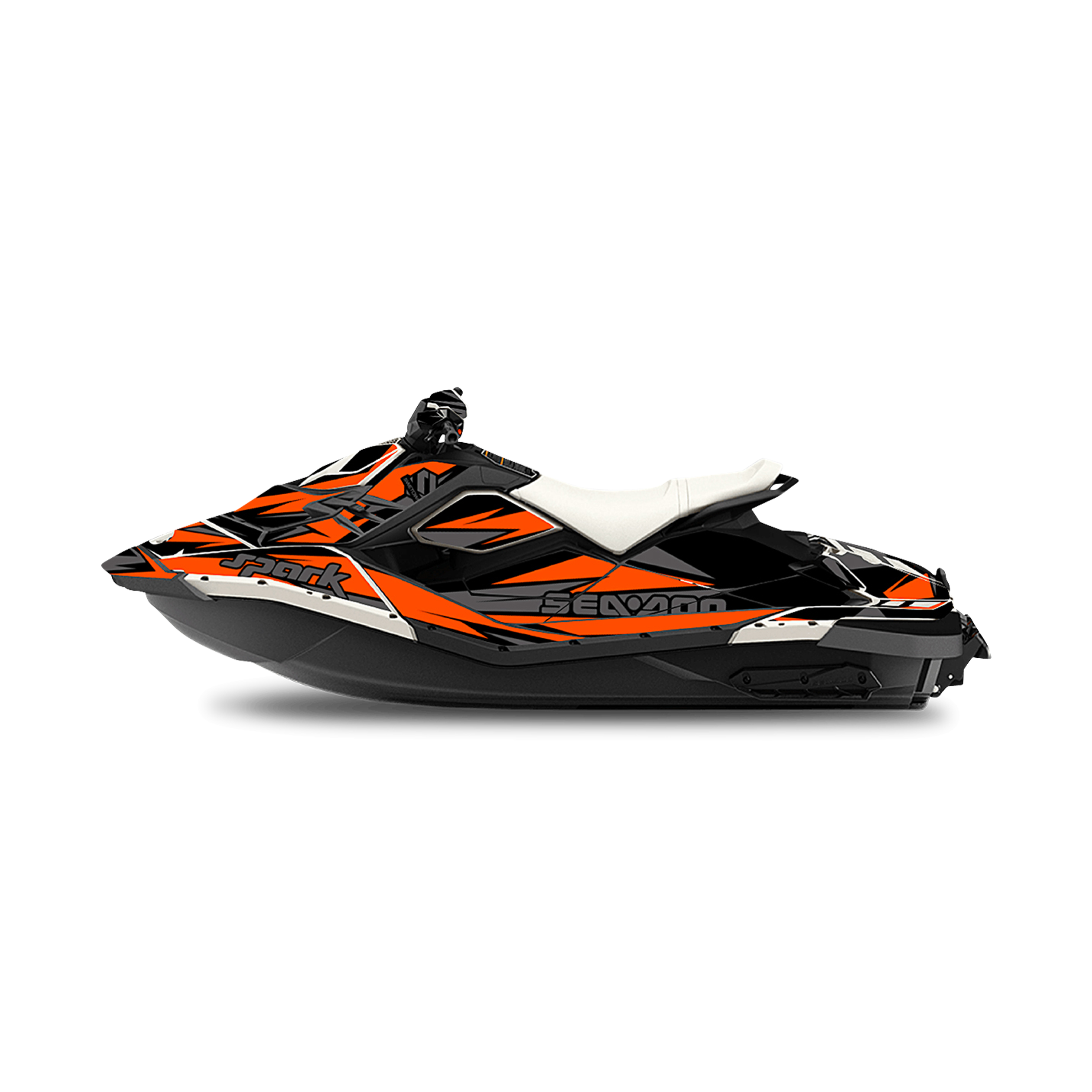 SWETOWN Dekalkit SweTown Sea-Doo Spark Whylie Oransje-Svart