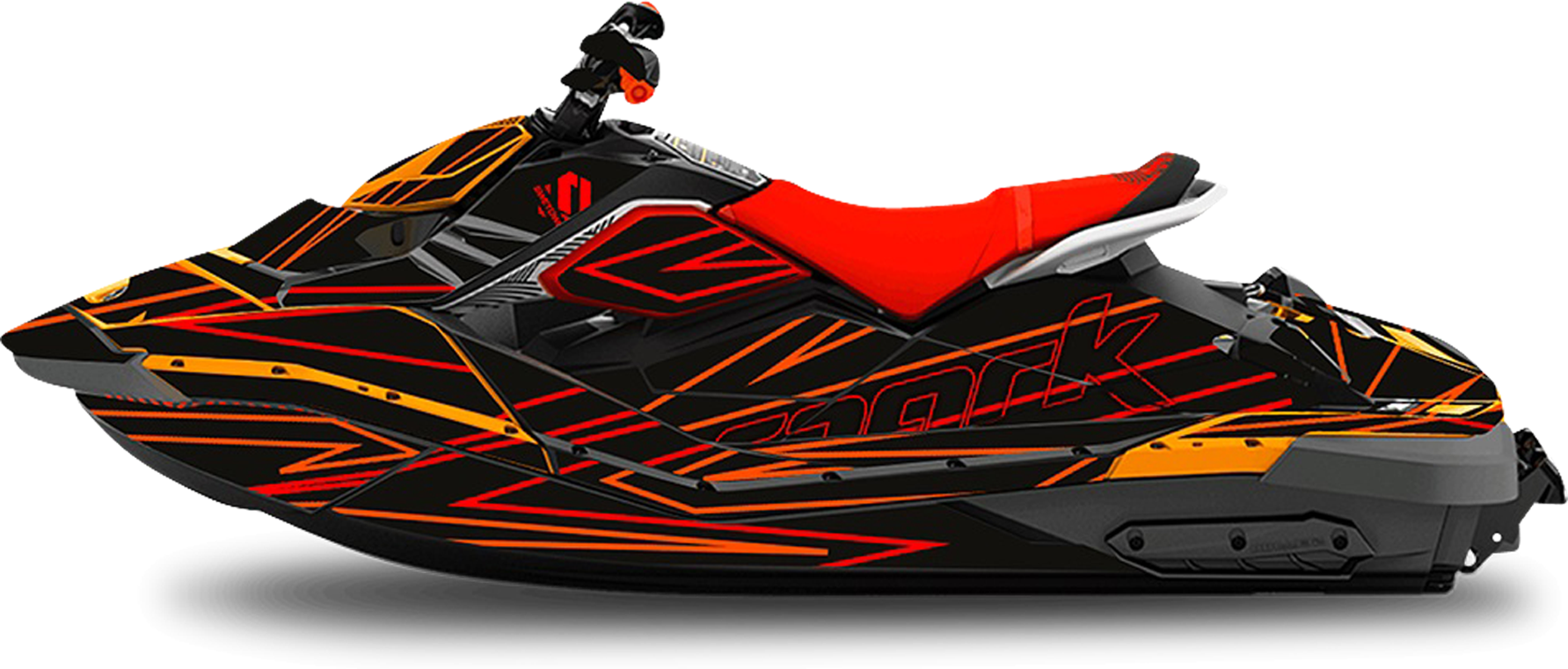 SWETOWN Dekalkit SweTown Sea-Doo Spark Arcada Oransje-Rød