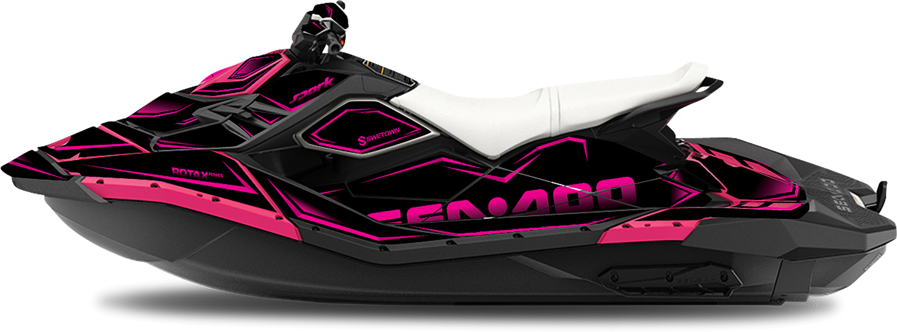 SWETOWN Dekalkit SweTown Sea-Doo Spark Chili Rosa