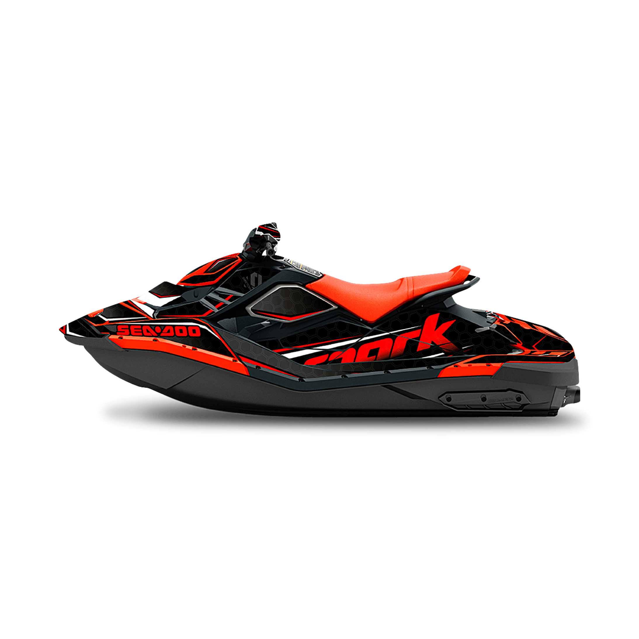 SWETOWN Dekalkit SweTown Sea-Doo Spark Oz Rød