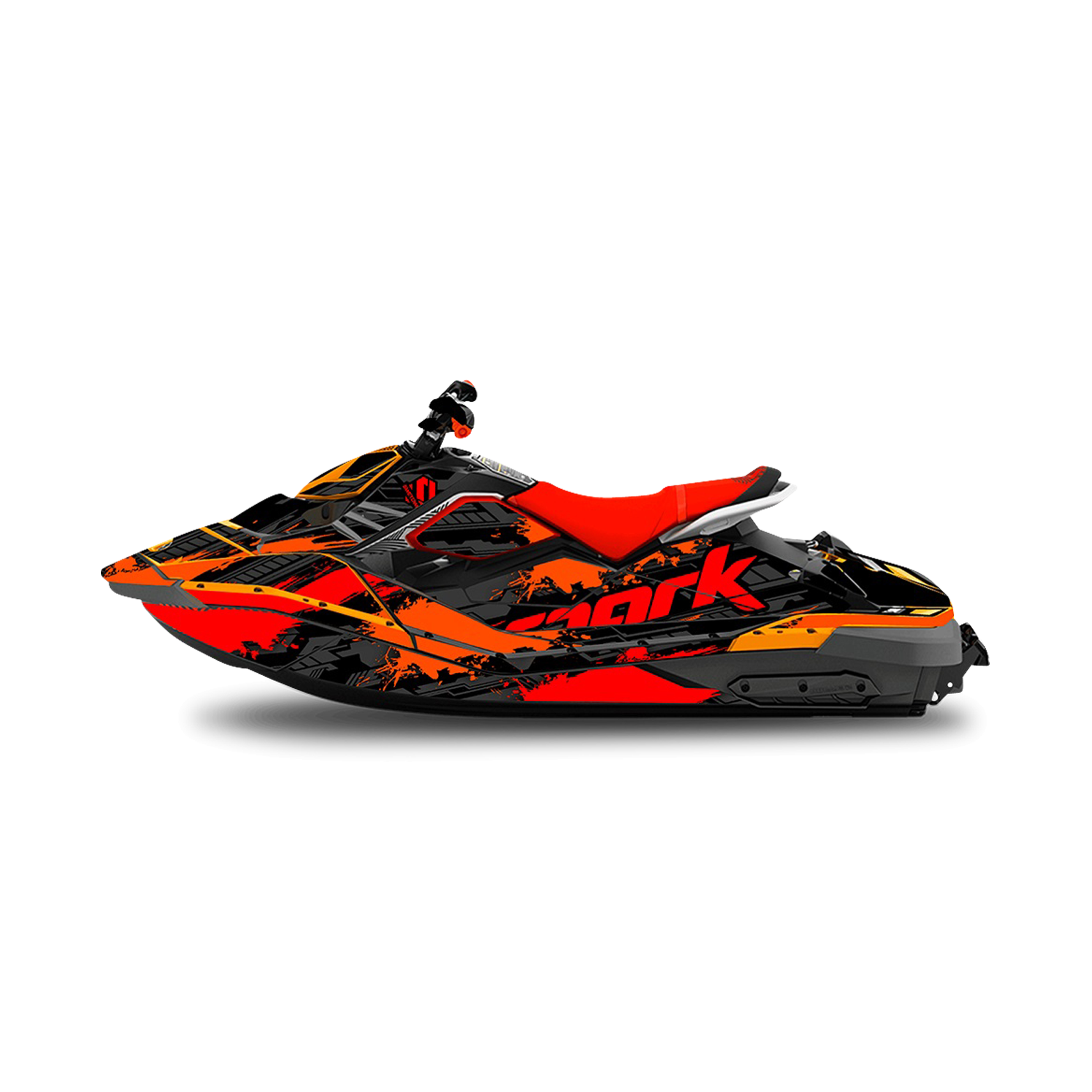 SWETOWN Dekalkit SweTown Sea-Doo Spark Atticus Oransje-Rød