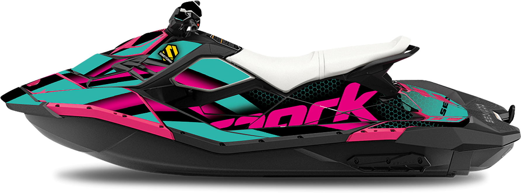 SWETOWN Dekalkit SweTown Sea-Doo Spark Aeonian Turkis-Rosa