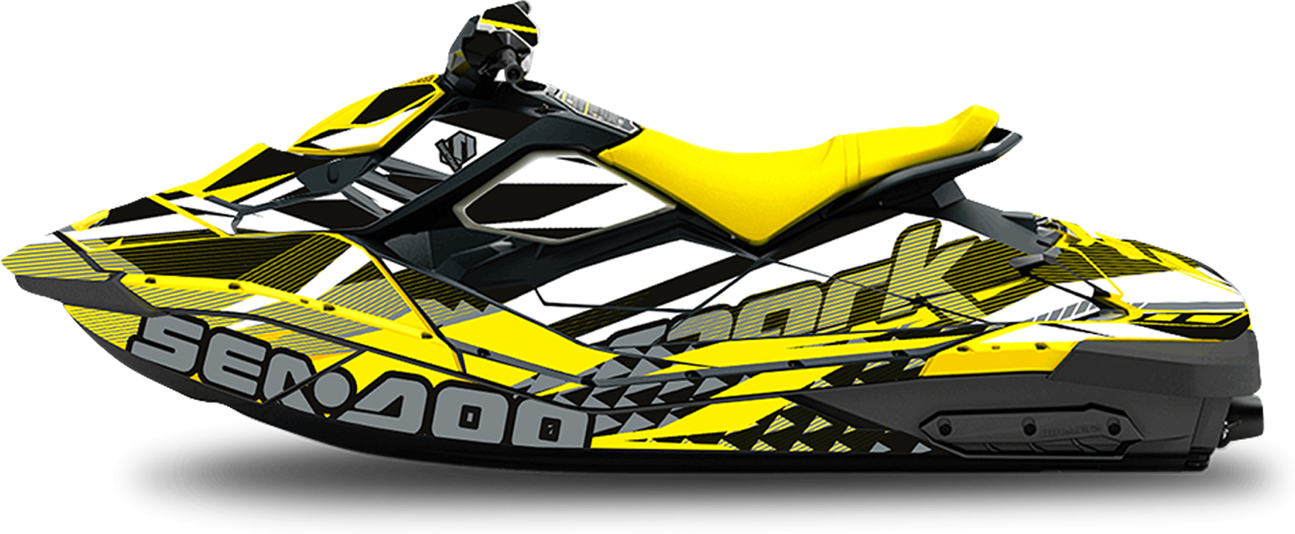 SWETOWN Dekalkit SweTown Sea-Doo Spark Reemo Gul