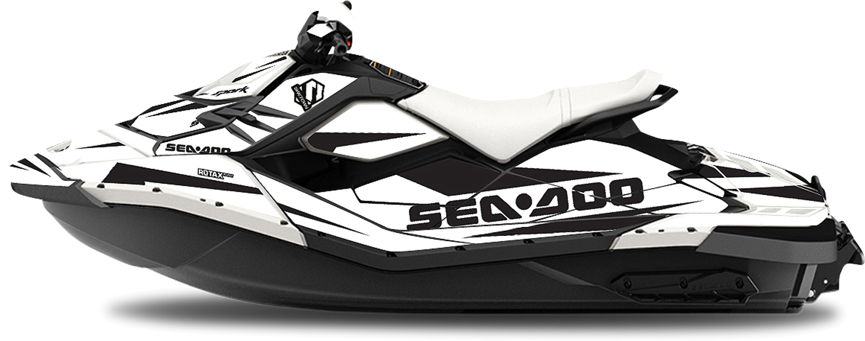 SWETOWN Dekalkit SweTown Sea-Doo Spark Radar Hvit