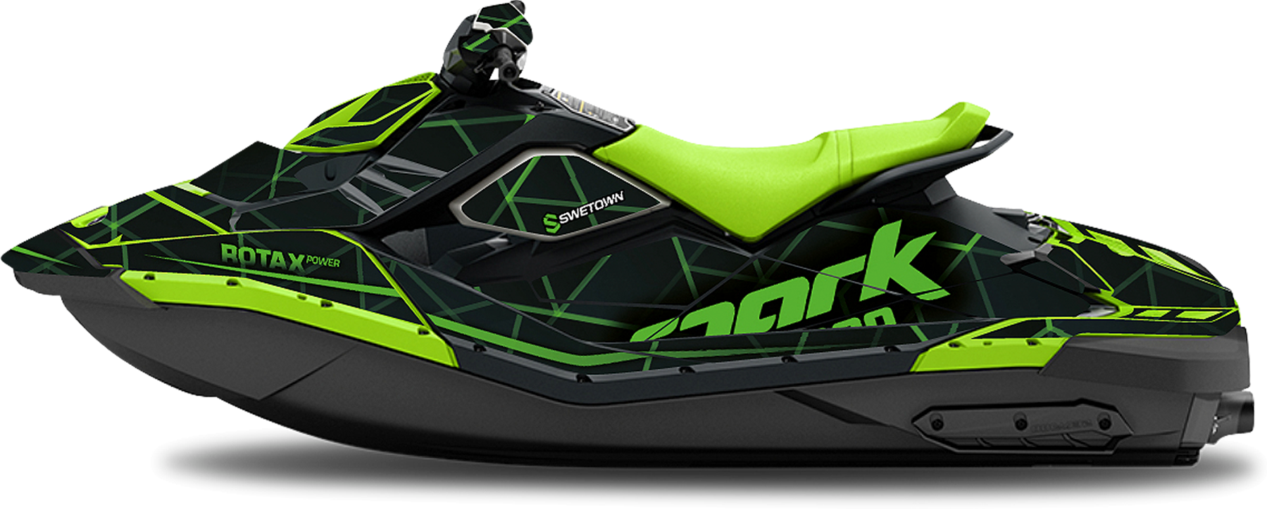 SWETOWN Dekalkit SweTown Sea-Doo Spark Parker Grønn