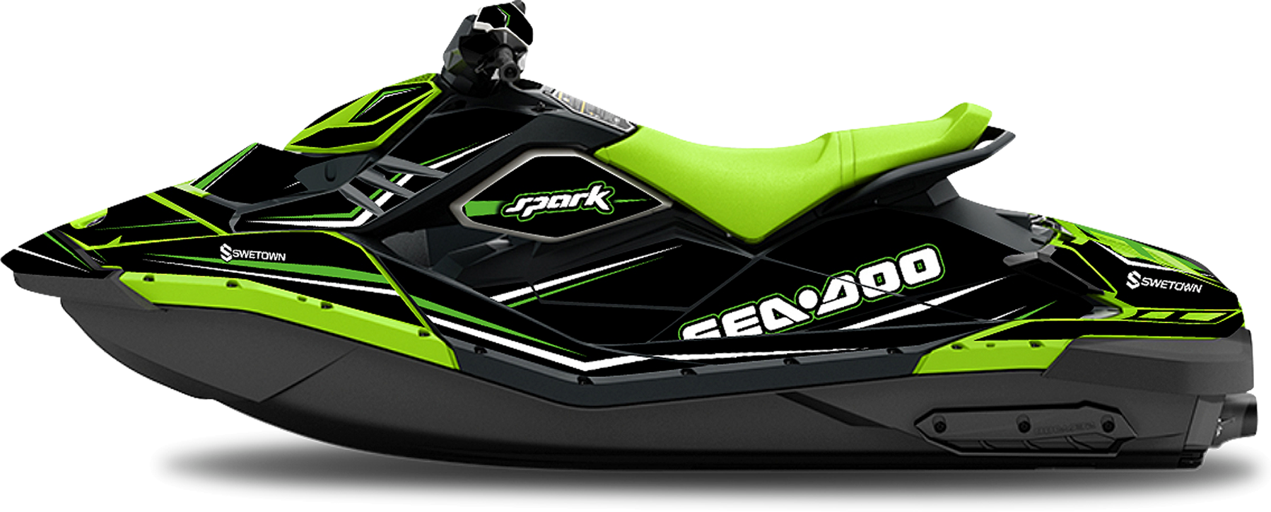 SWETOWN Dekalkit SweTown Sea-Doo Spark Cooker Grønn