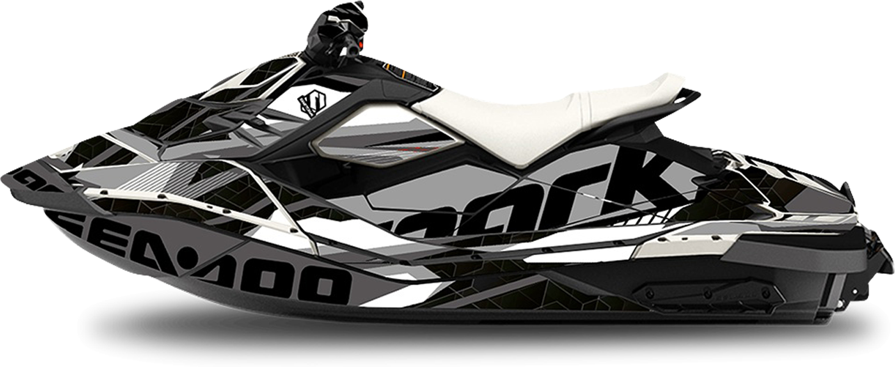 SWETOWN Dekalkit SweTown Sea-Doo Spark Cajun Hvit