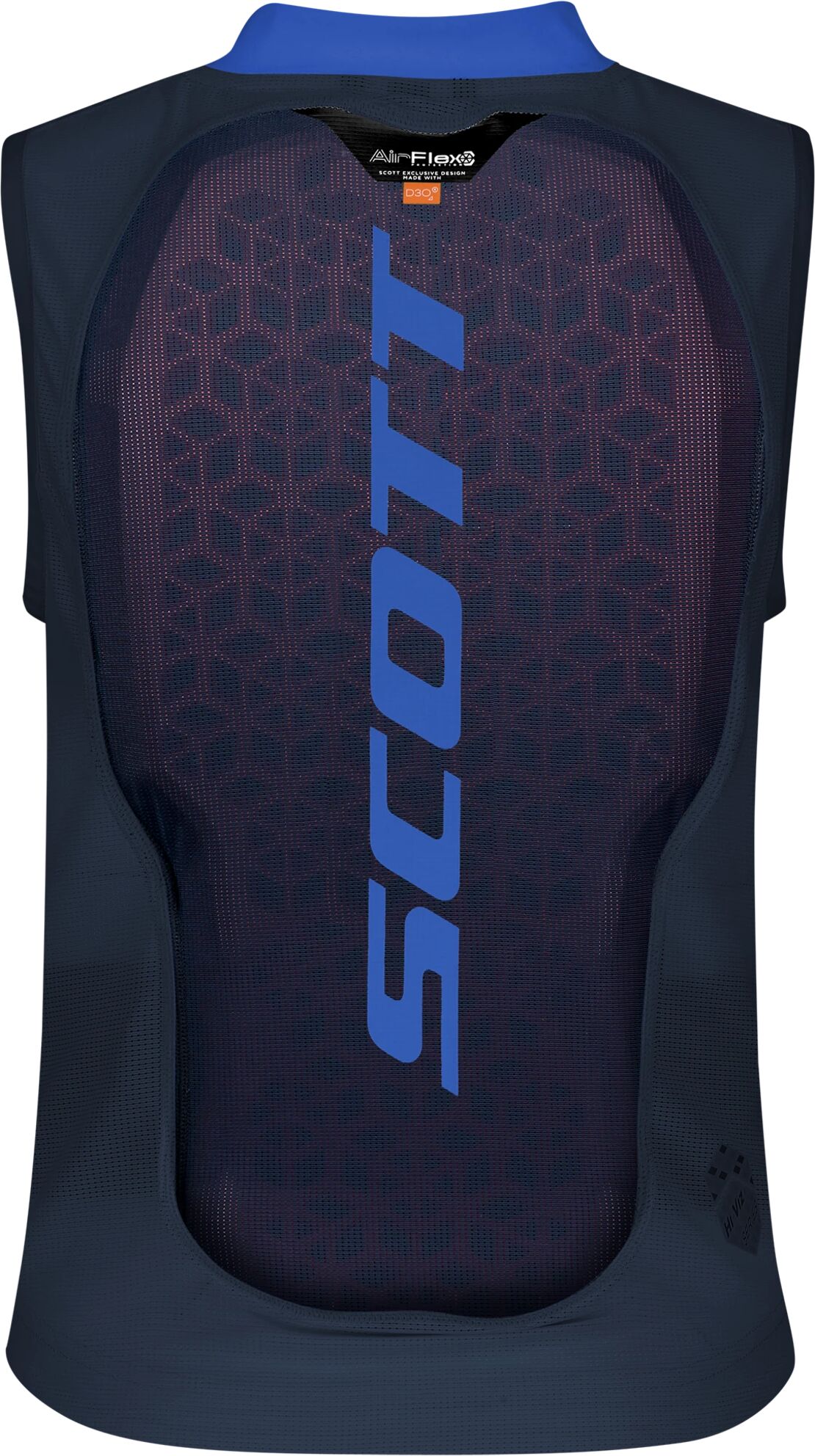 Scott AirFlex Jr Vest 20/21, ryggbeskytter, junior M Dark blue/skydive bl