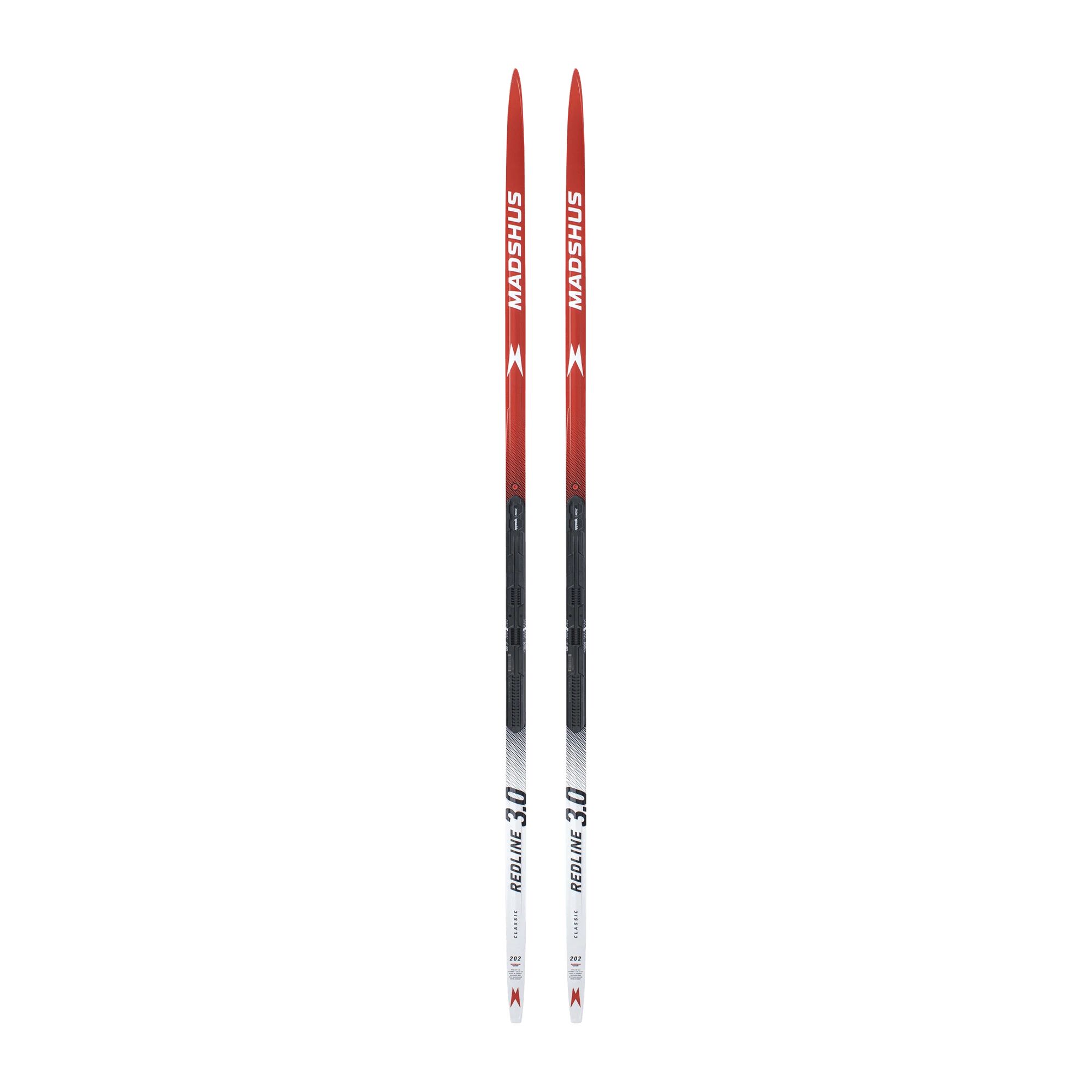 Madshus Redline 3.0 Carbon CL Cold 20/21, klassiskski, unisex 182/40-50 RED/WHITE