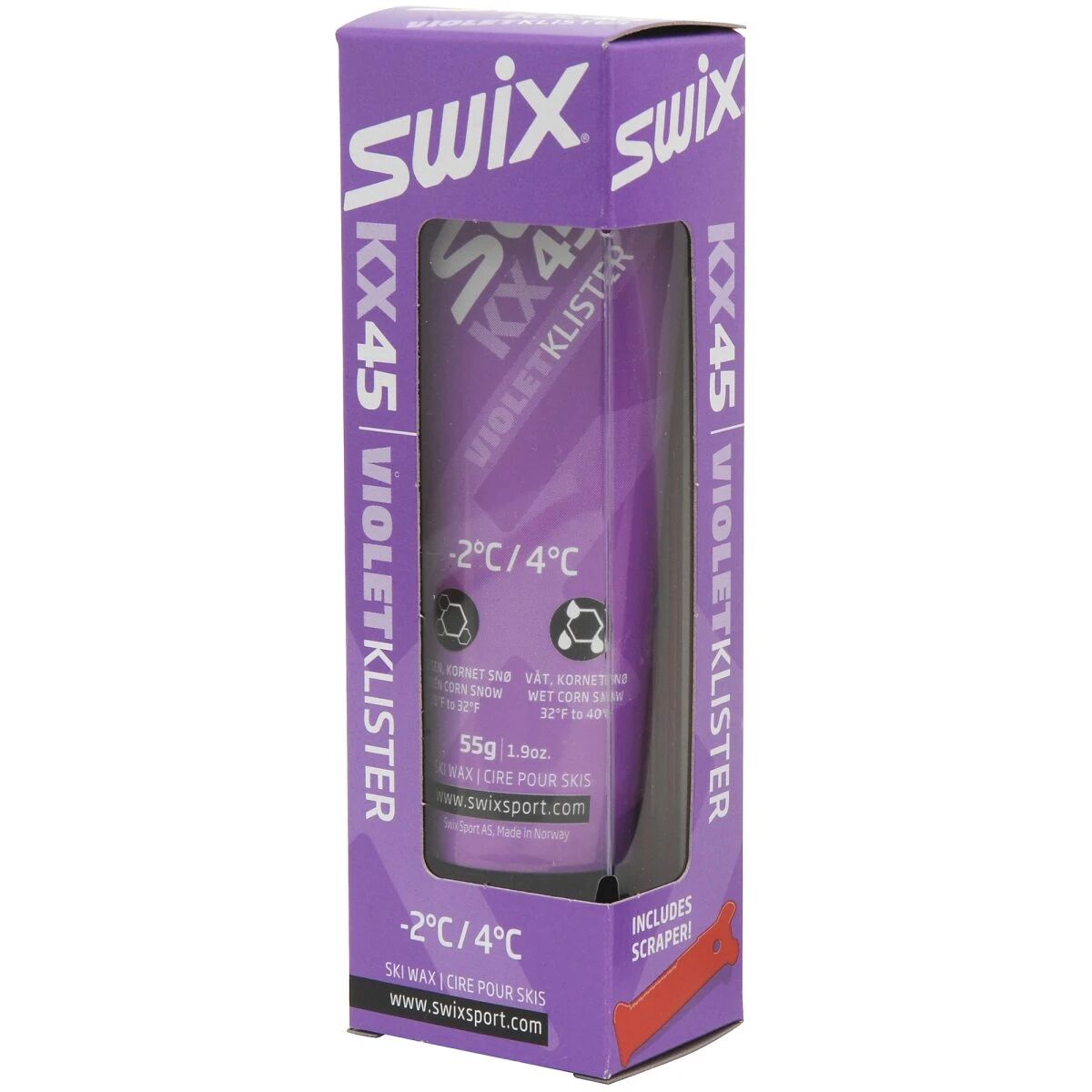 Swix KX45 Violet Klister, -2C til 4C, fiolett klister 21/22 oneSize none