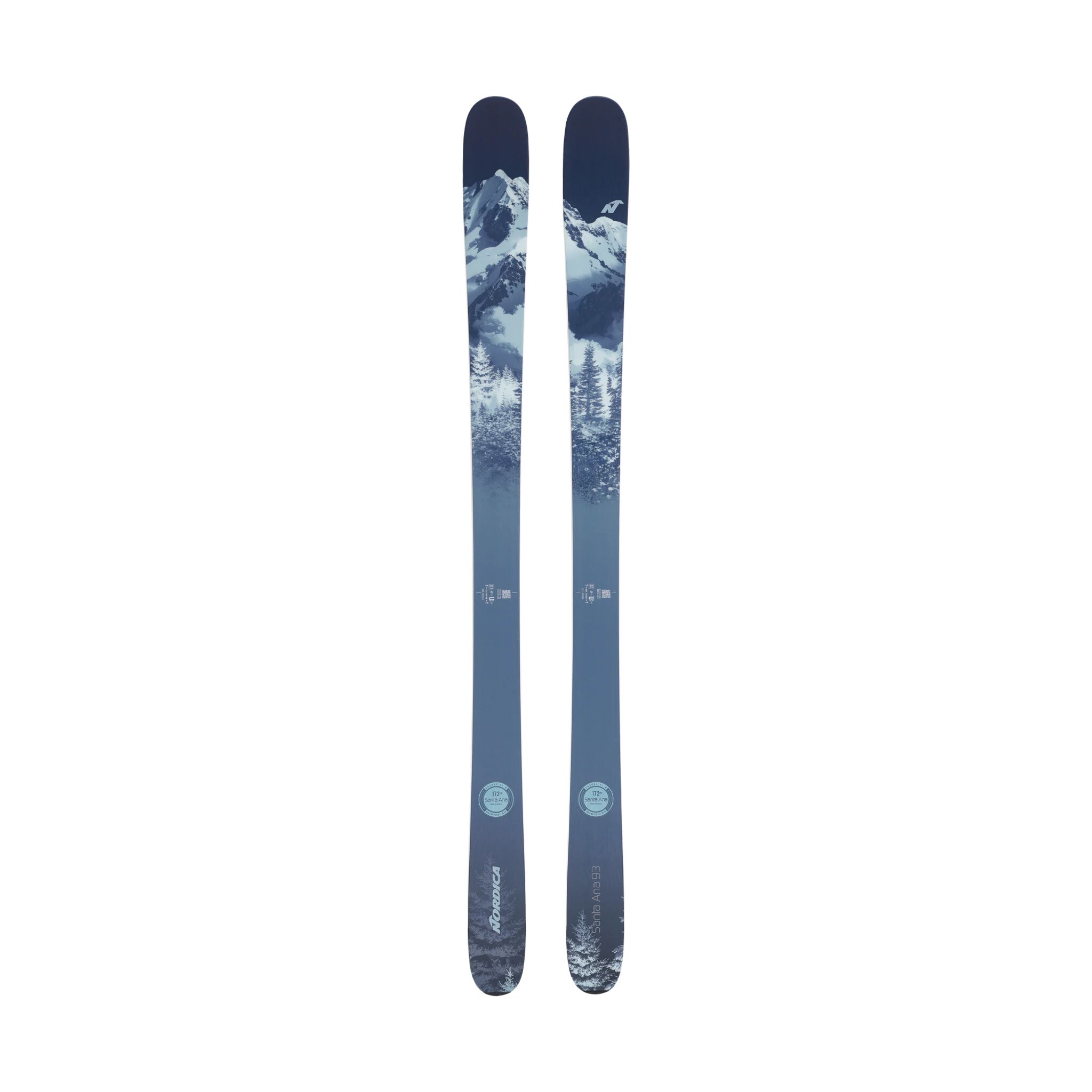 Nordica Santa Ana 93, storfjellski dame 165 Blue_White